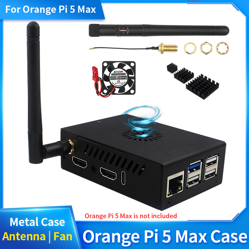 Pi 5 Case - Boîtier Orange Pi 5 Max avec
