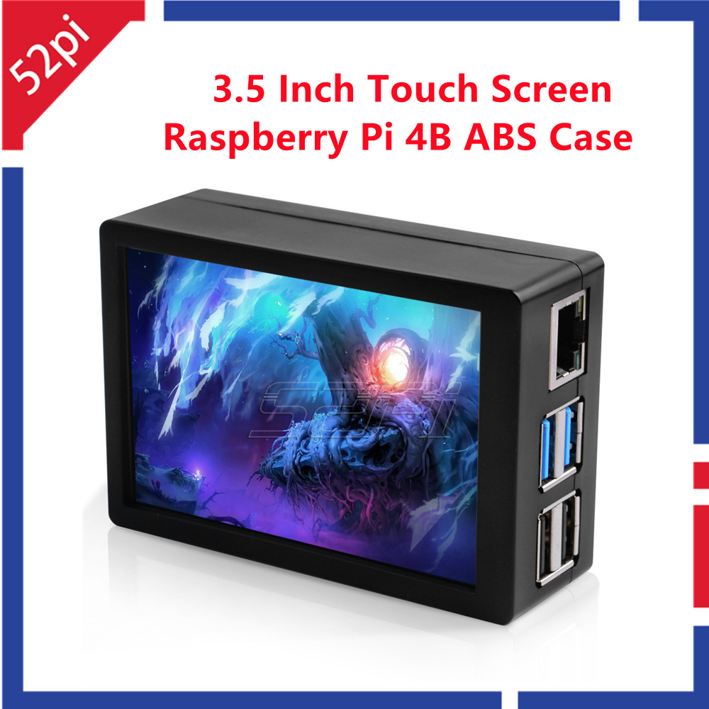 Pi 4 Case - 52Pi-Raspberry Pi 4B Écran Tactile Résistif,
