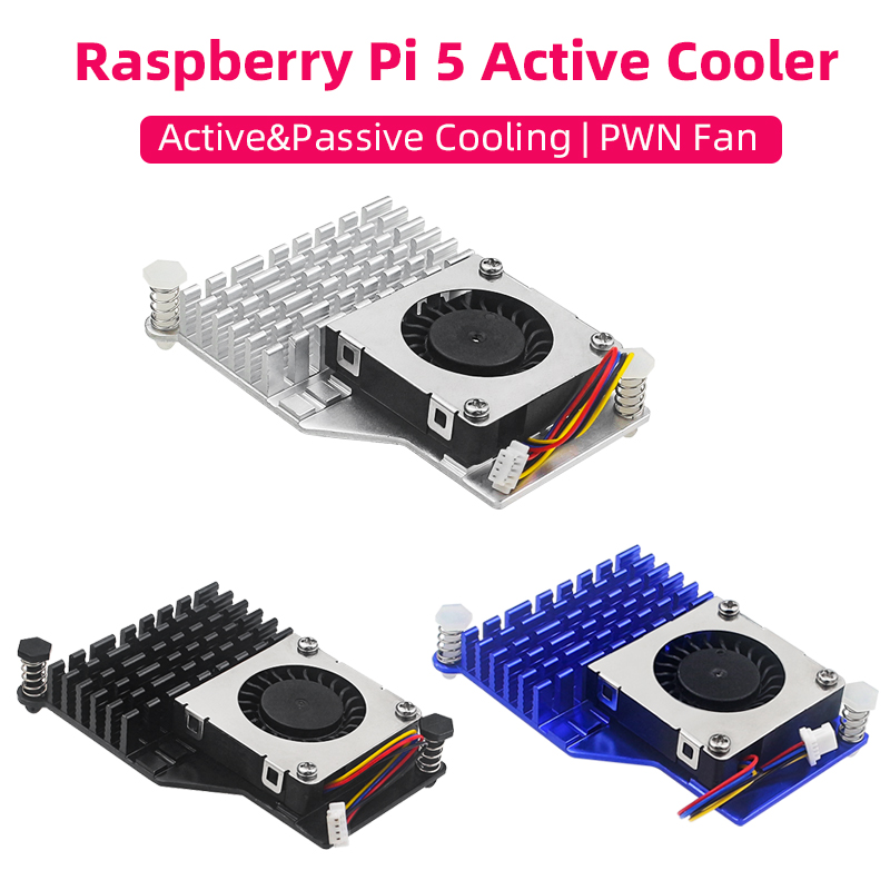 Pi Cooler - Raspberry Pi 5-Refroidisseur actif en aluminium,