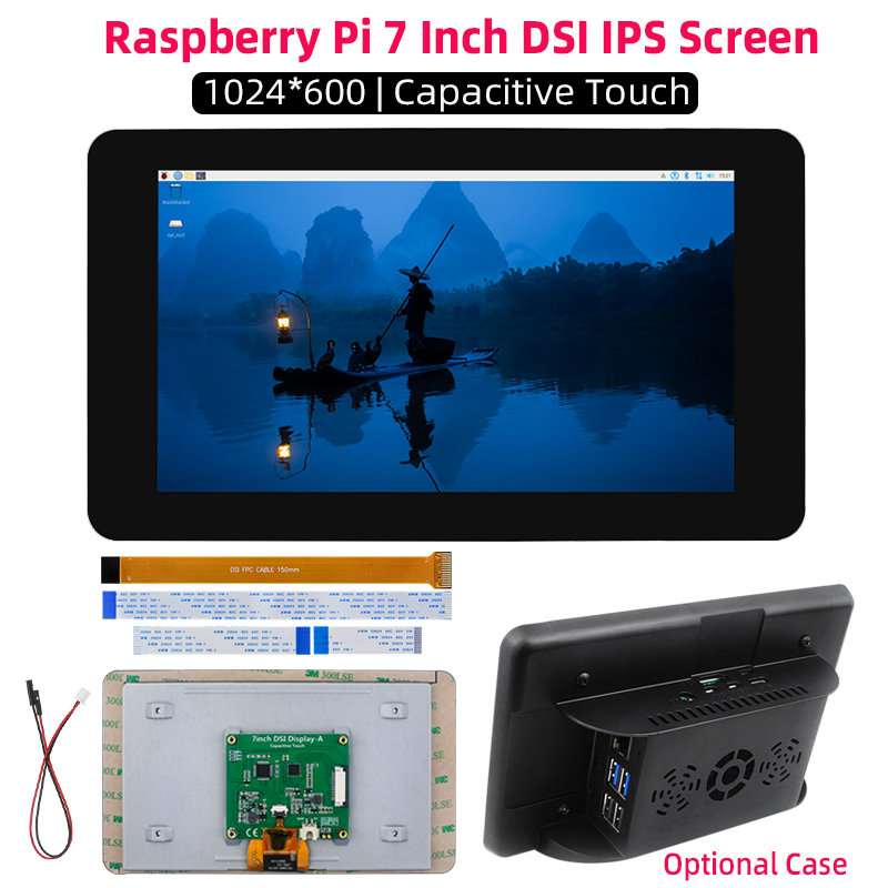 Pi 5 Case - Raspberry Pi 7 pouces DSI 1024*600