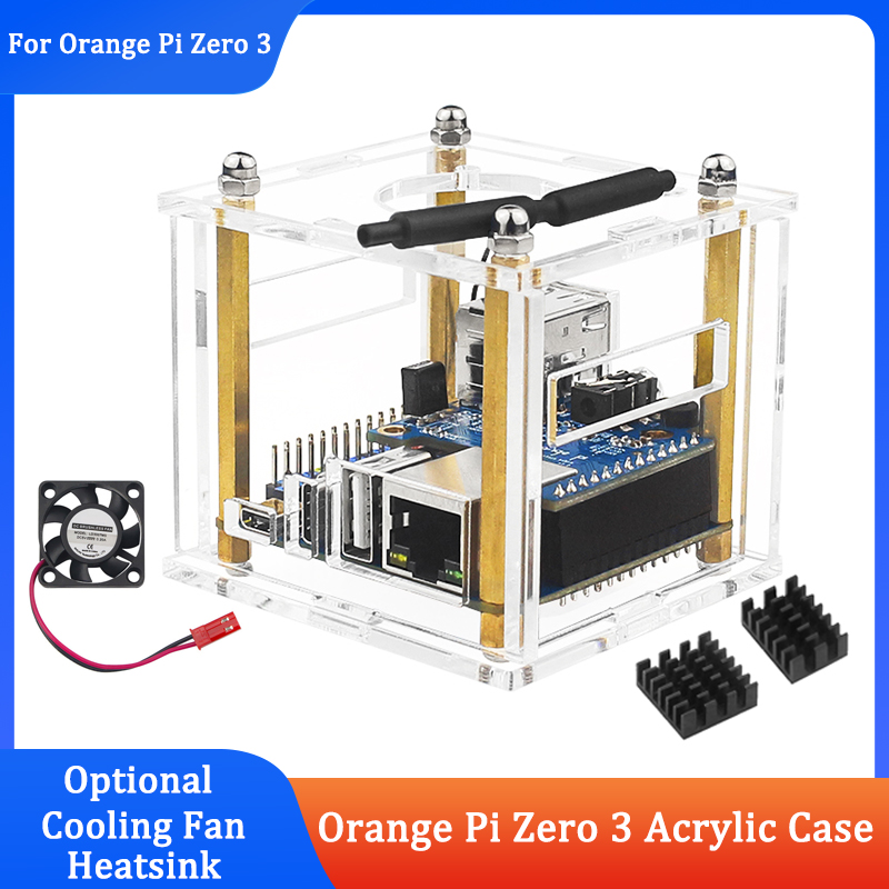 Pi Cooler - Boîtier en acrylique pour Orange Pi