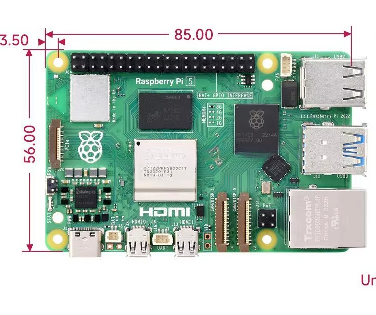 Raspberry Pi 5 - Le Raspberry Pi 5 est doté