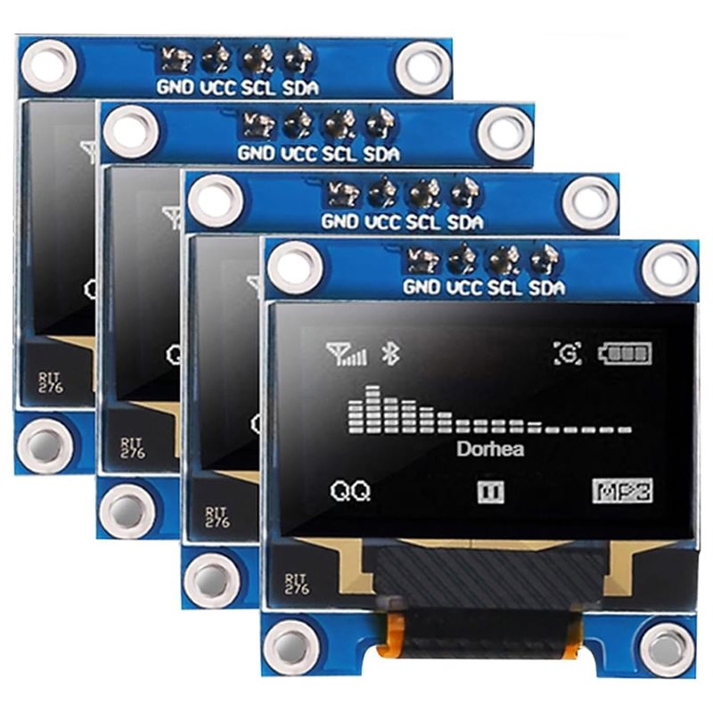 Pi Display - Module d'affichage OLED A37T-4Pcs, 0.96 pouces,