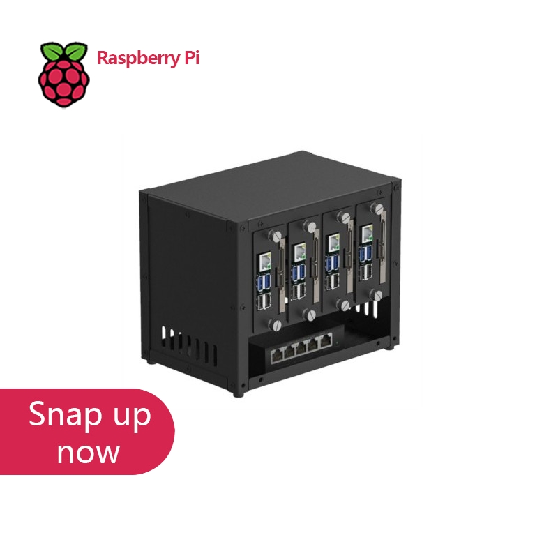 Raspberry Pi 4 - Boîtier de cluster Raspberry Pi UCTRONICS,