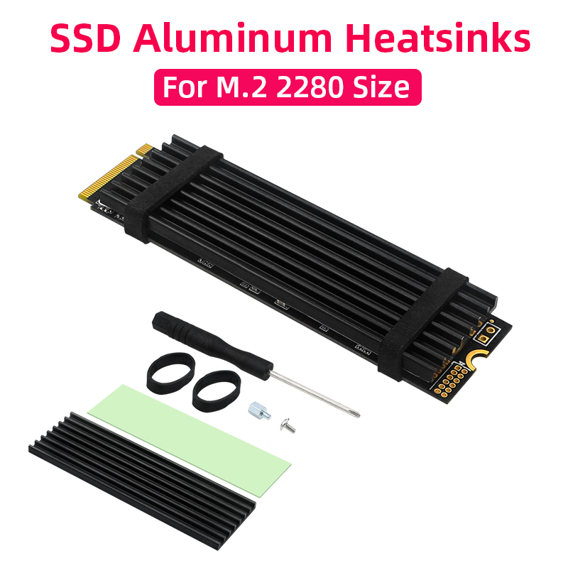 Pi Cooler - Dissipateur thermique M.2 SSD, radiateur en