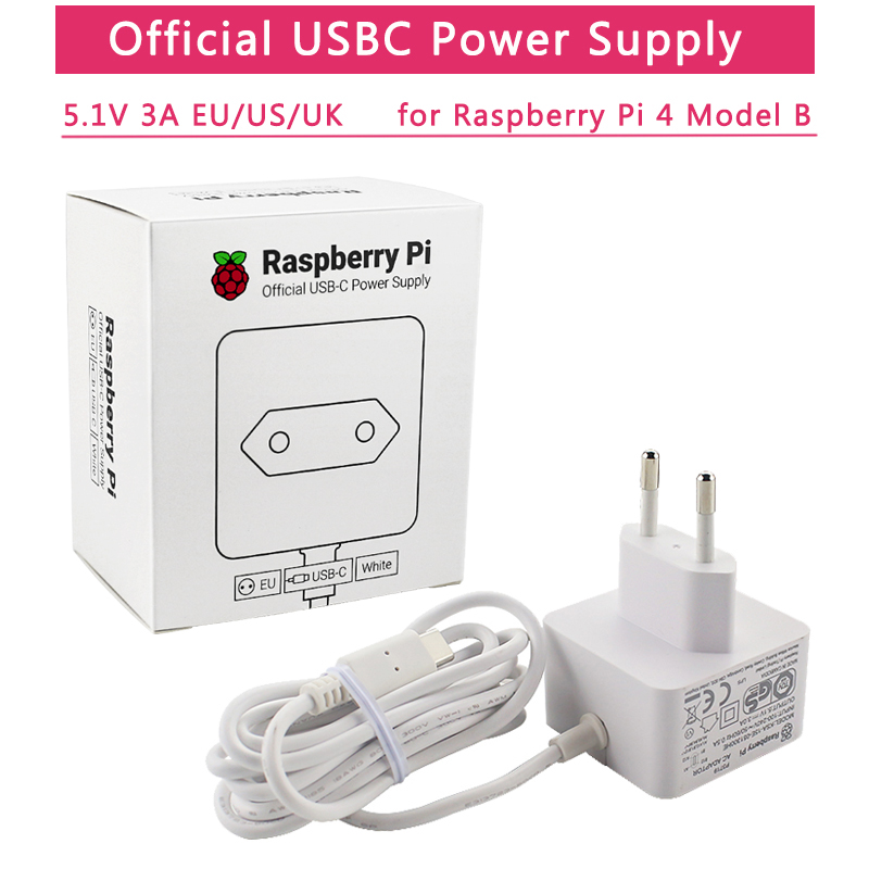 Pi 4 Case - Alimentation officielle Raspberry Pi 4, chargeur