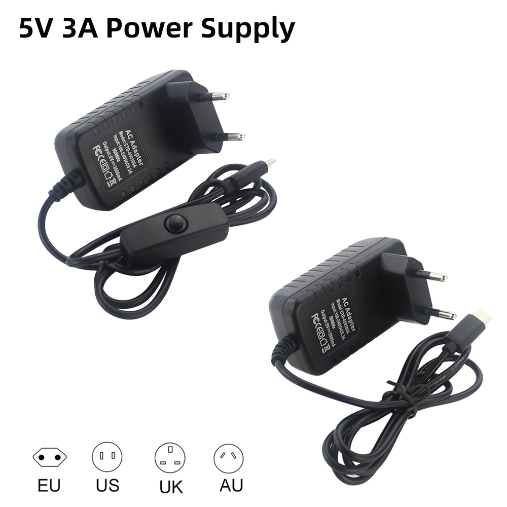 5V 3A Raspberry Pi 4 alimentat - Pi Power Supply avis et prix