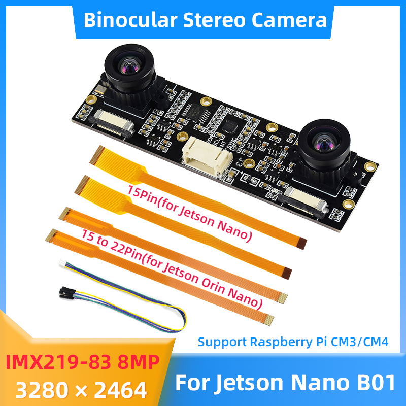 Caméra binoculaire 8MP IMX219  - Pi Camera Module avis et prix