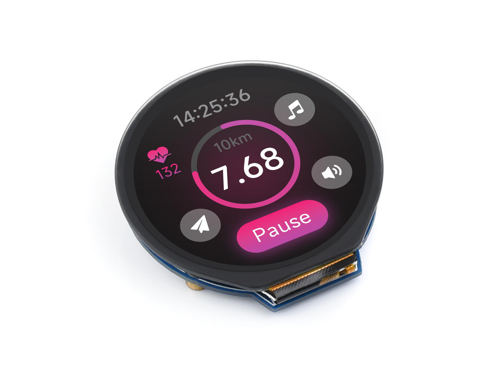Module d'affichage LCD rond Wa - Pi Display avis et prix