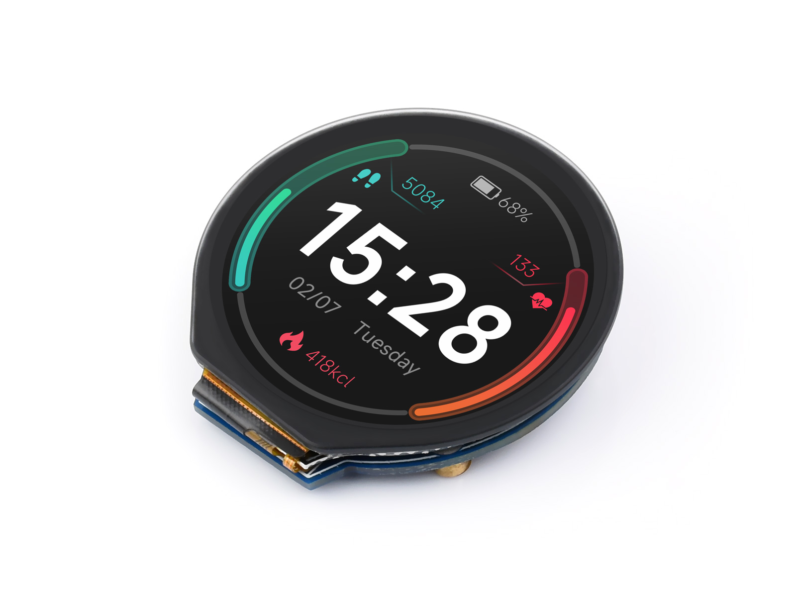 Module d'affichage LCD rond Wa - Pi Display avis et prix