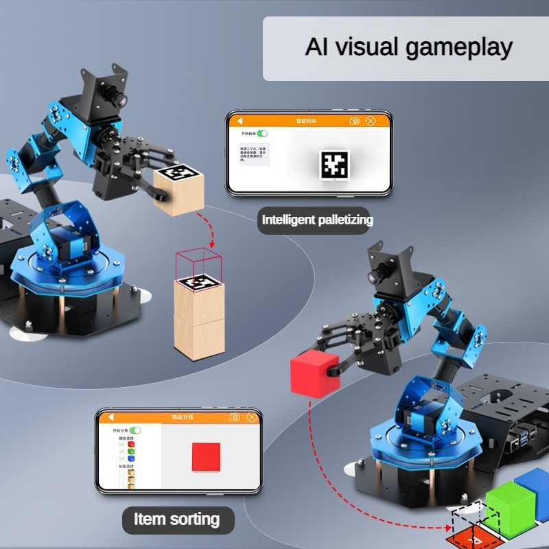 Bras robotique 6 Dof avec pinc - Raspberry Pi Kit avis et prix