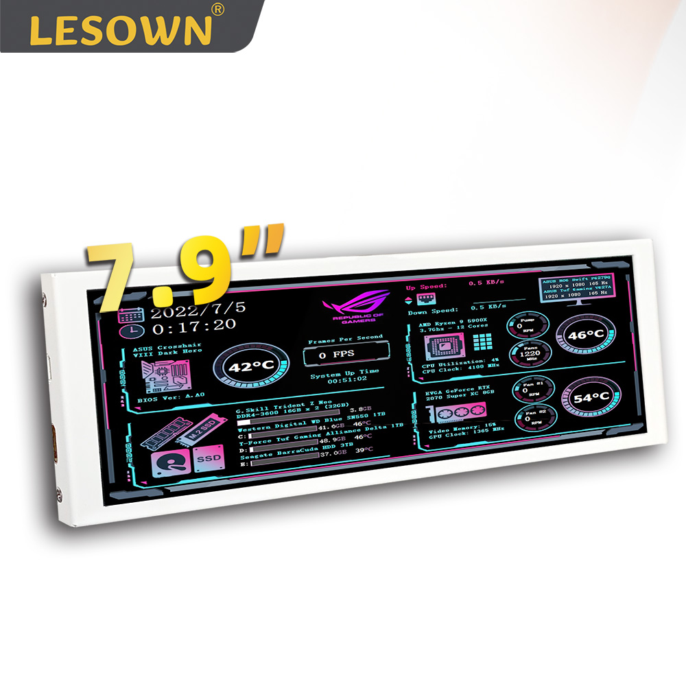 Écran de bar LESOWN 7,9 pouces - Pi 4 Case avis et prix