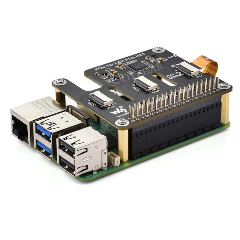 Raspberry Pi 5 PCIe vers 2-CH  - Pi Cooler avis et prix