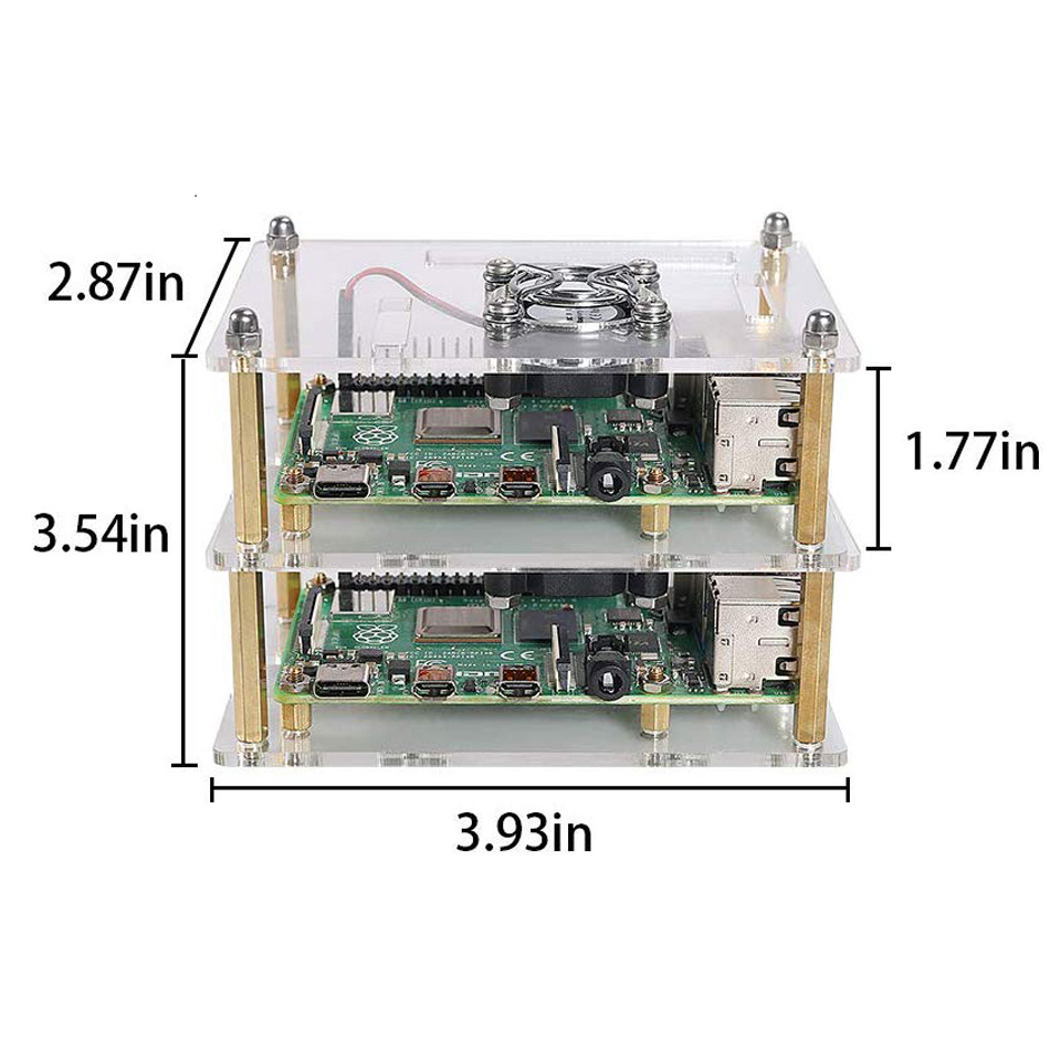 Boîtier Raspberry Pi 4B 3B 3B  - Pi Cooler avis et prix
