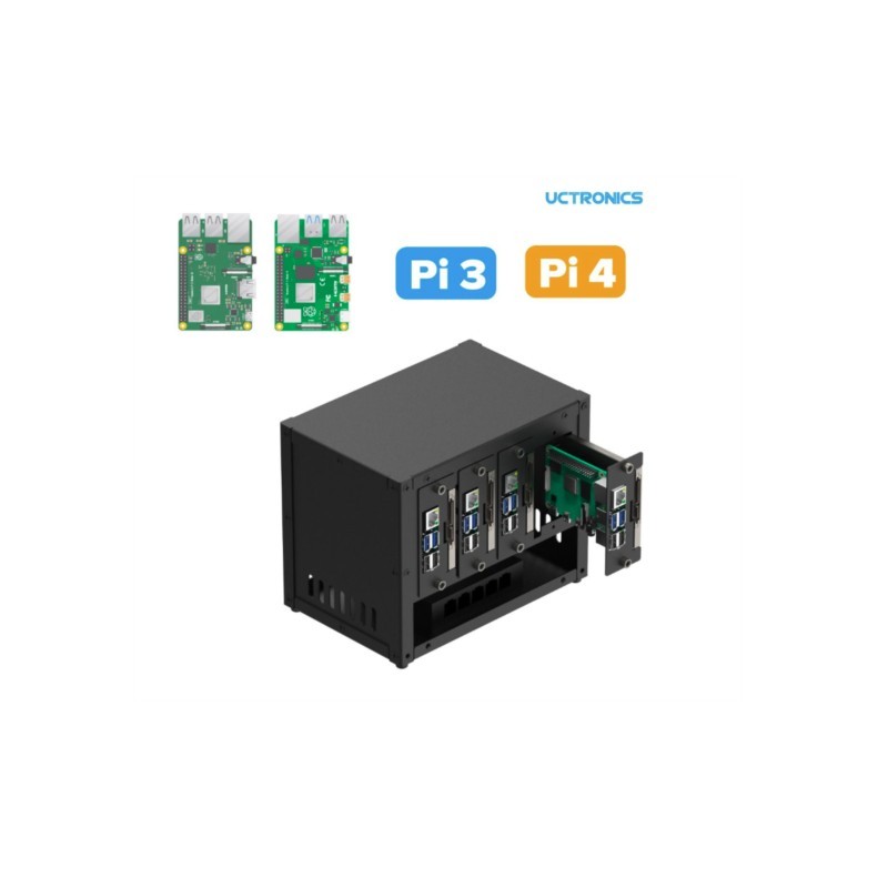 Boîtier de cluster Raspberry P - Raspberry Pi 4 avis et prix